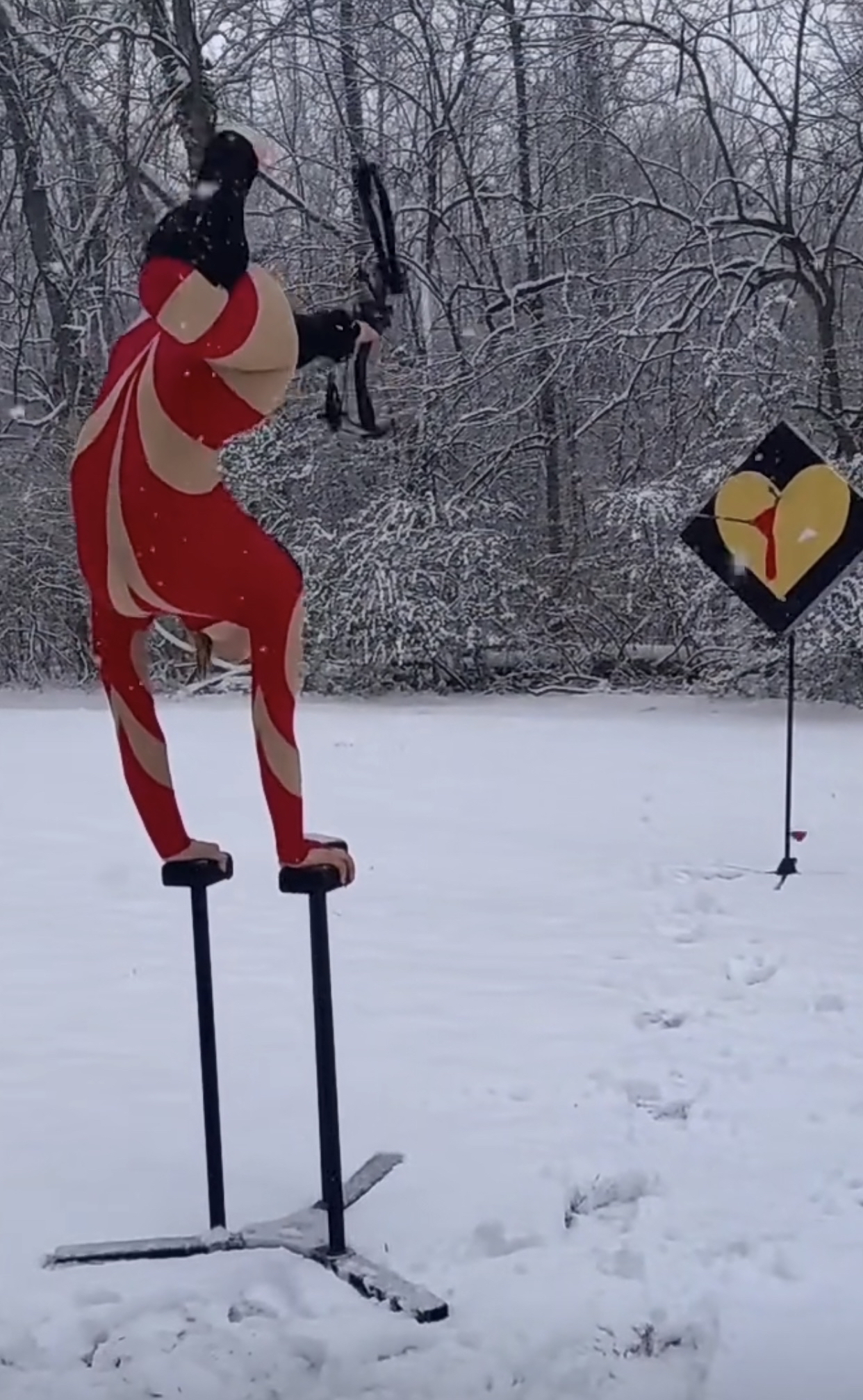 爱游戏tv-丹麦射箭选手刻苦训练，终有所得